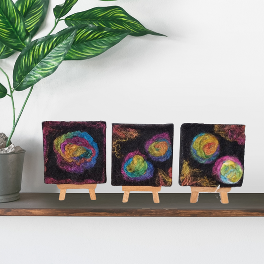 Felted Art - “Galaxies”